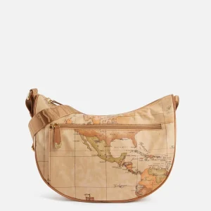 Borsa mezzaluna media con tasca -Alviero Martini 1A Classe