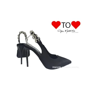 GAI MATTIOLO DECOLLETTE GIOIELLO NERA