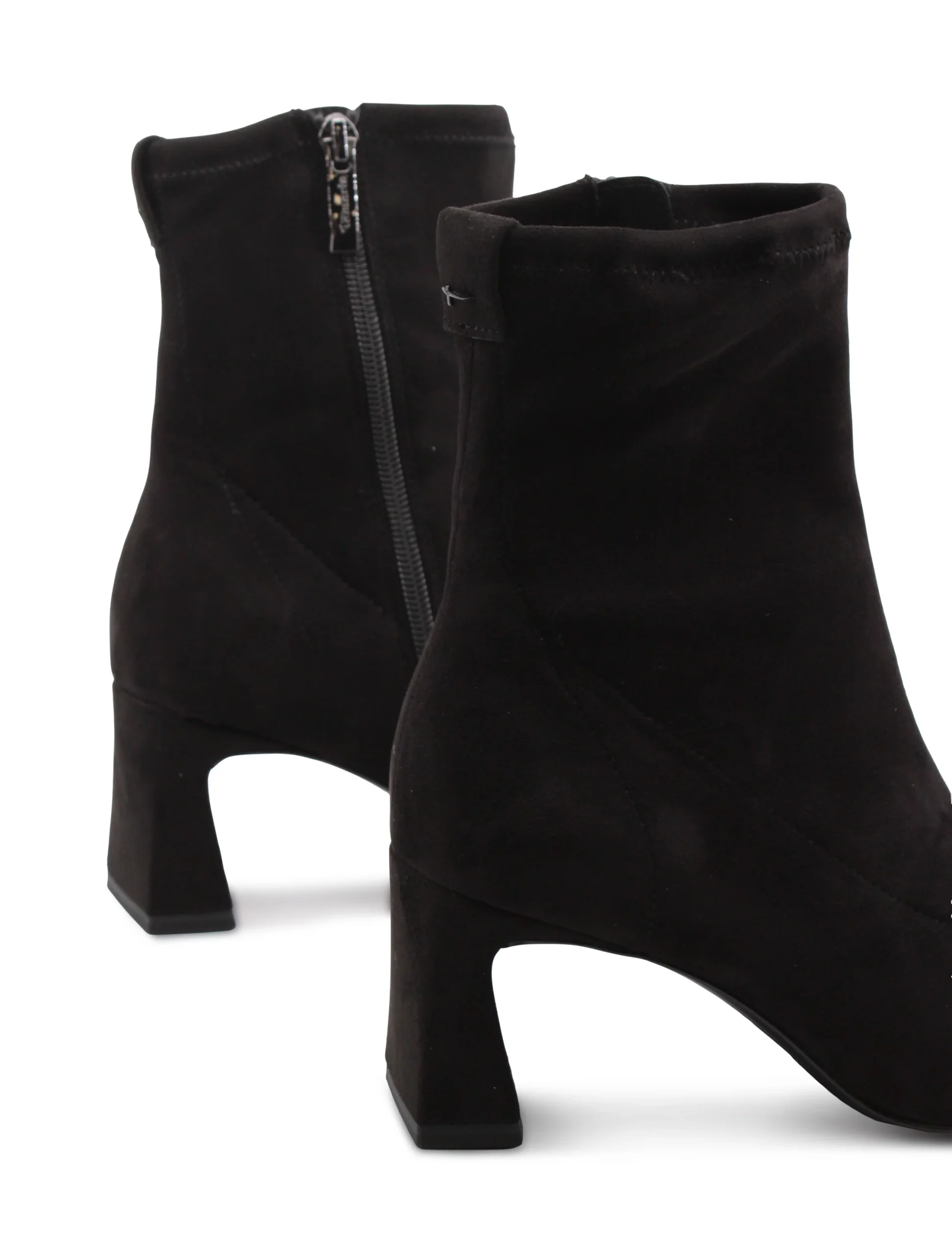 Stivaletto vegan nero a punta da donna - immagine 6