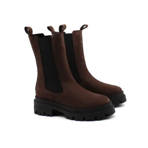 Chelsea combat in pelle da donna