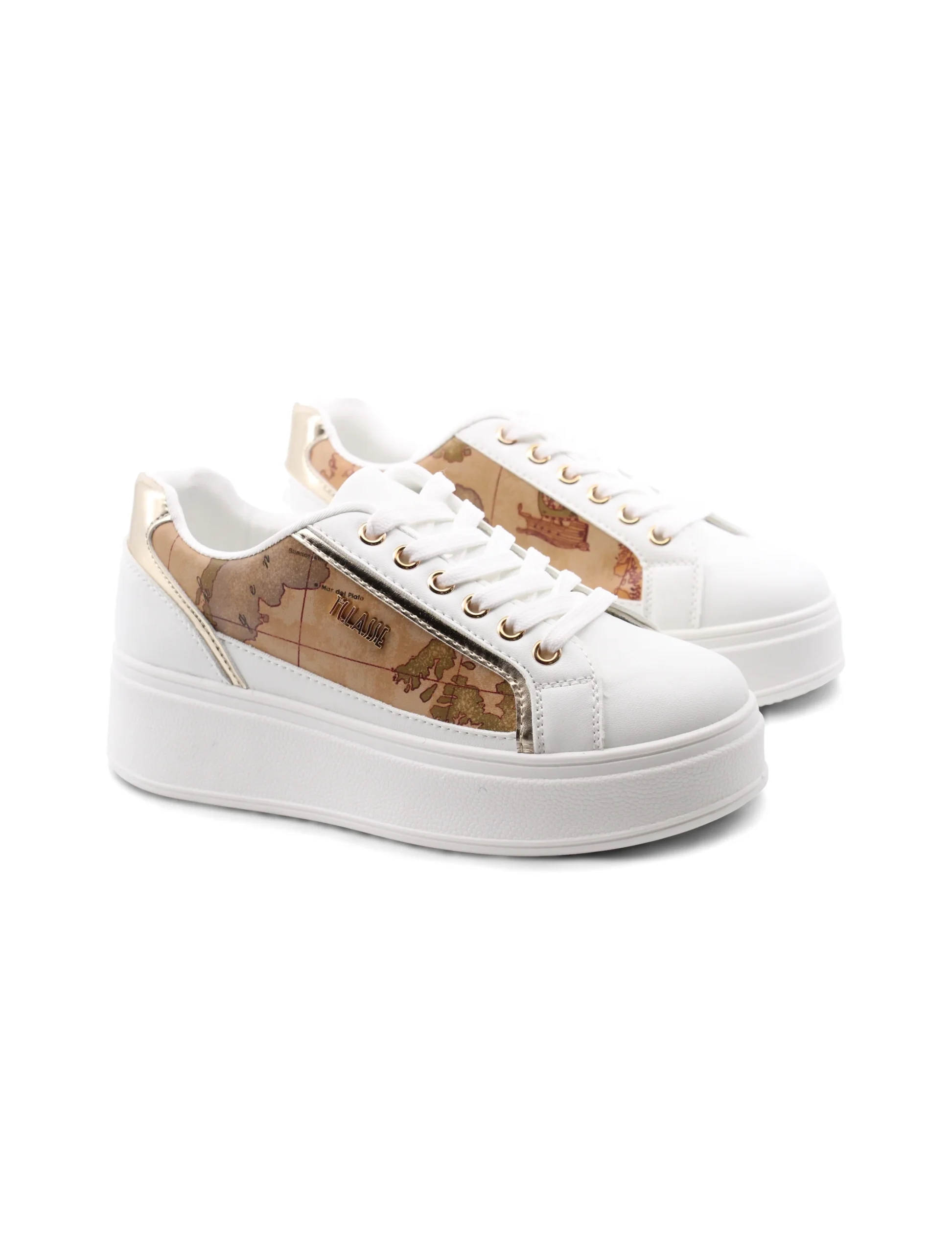 Sneaker platform con stampa Geo Classic