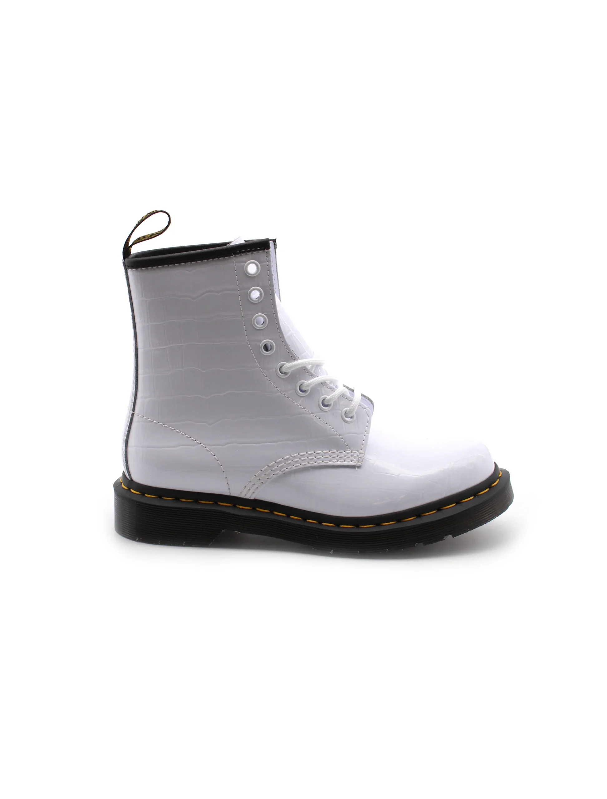 1460 Patent Lamper Croc Emboss donna - immagine 3