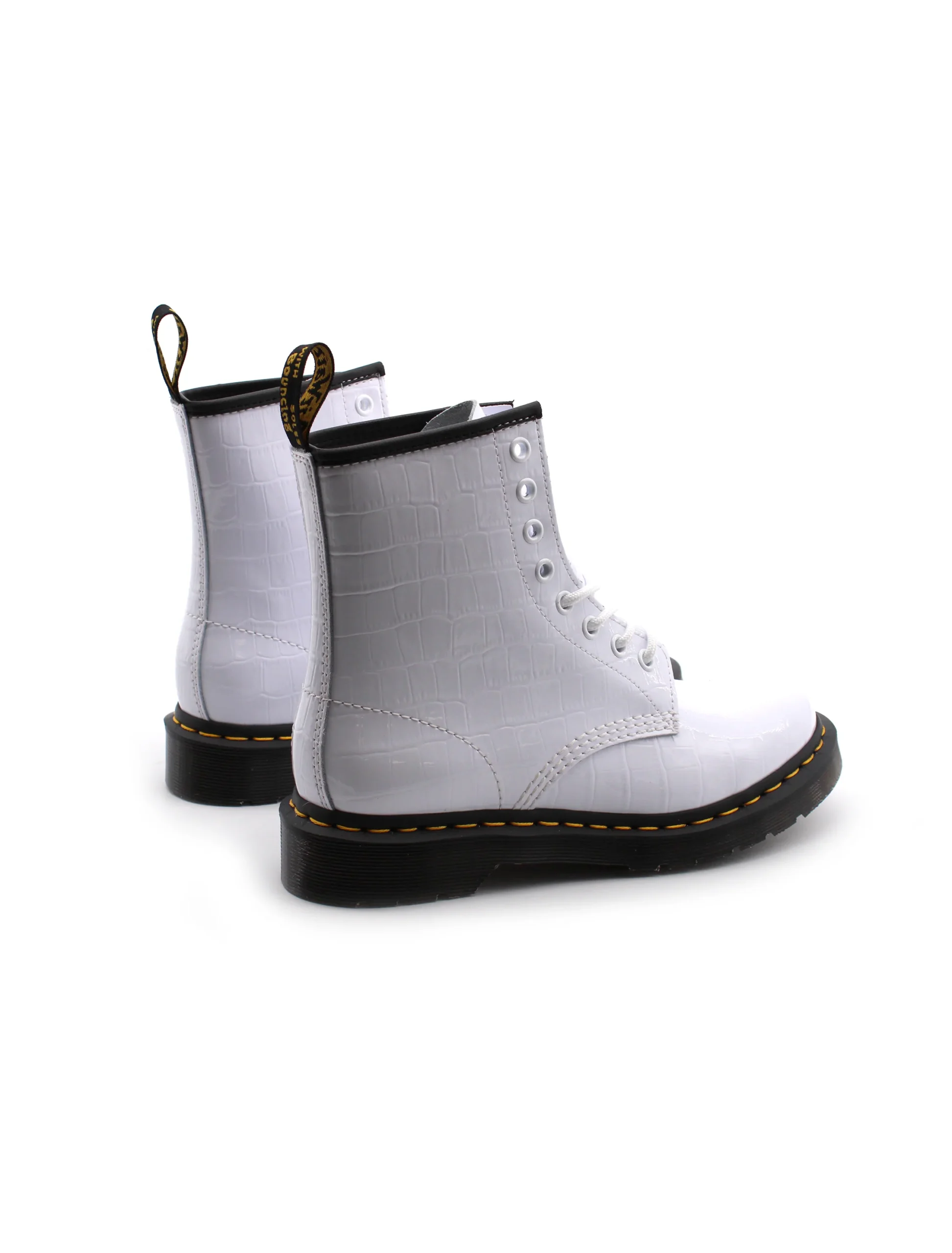 1460 Patent Lamper Croc Emboss donna - immagine 5