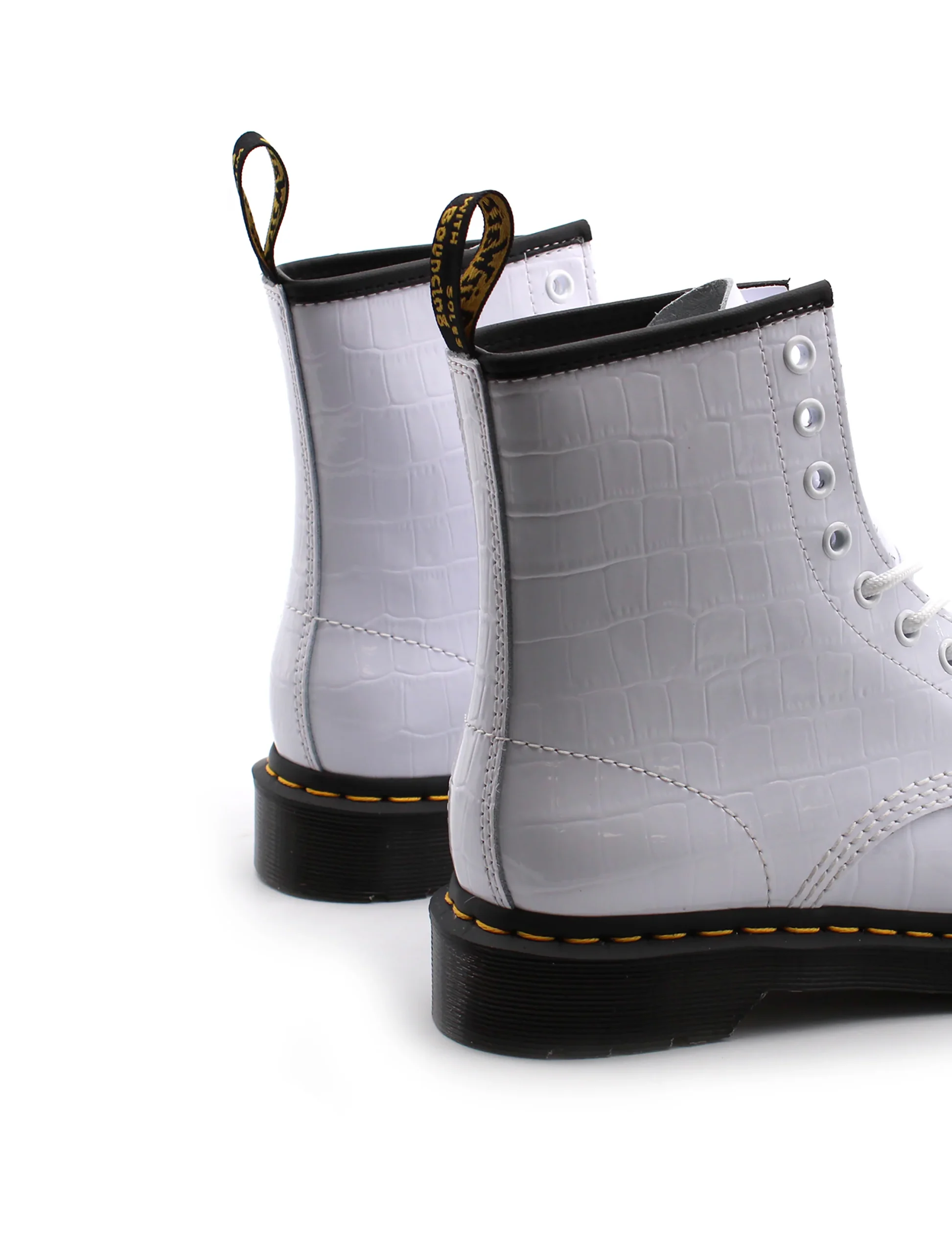 1460 Patent Lamper Croc Emboss donna - immagine 6