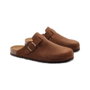 Sabot in pelle scamosciata da uomo