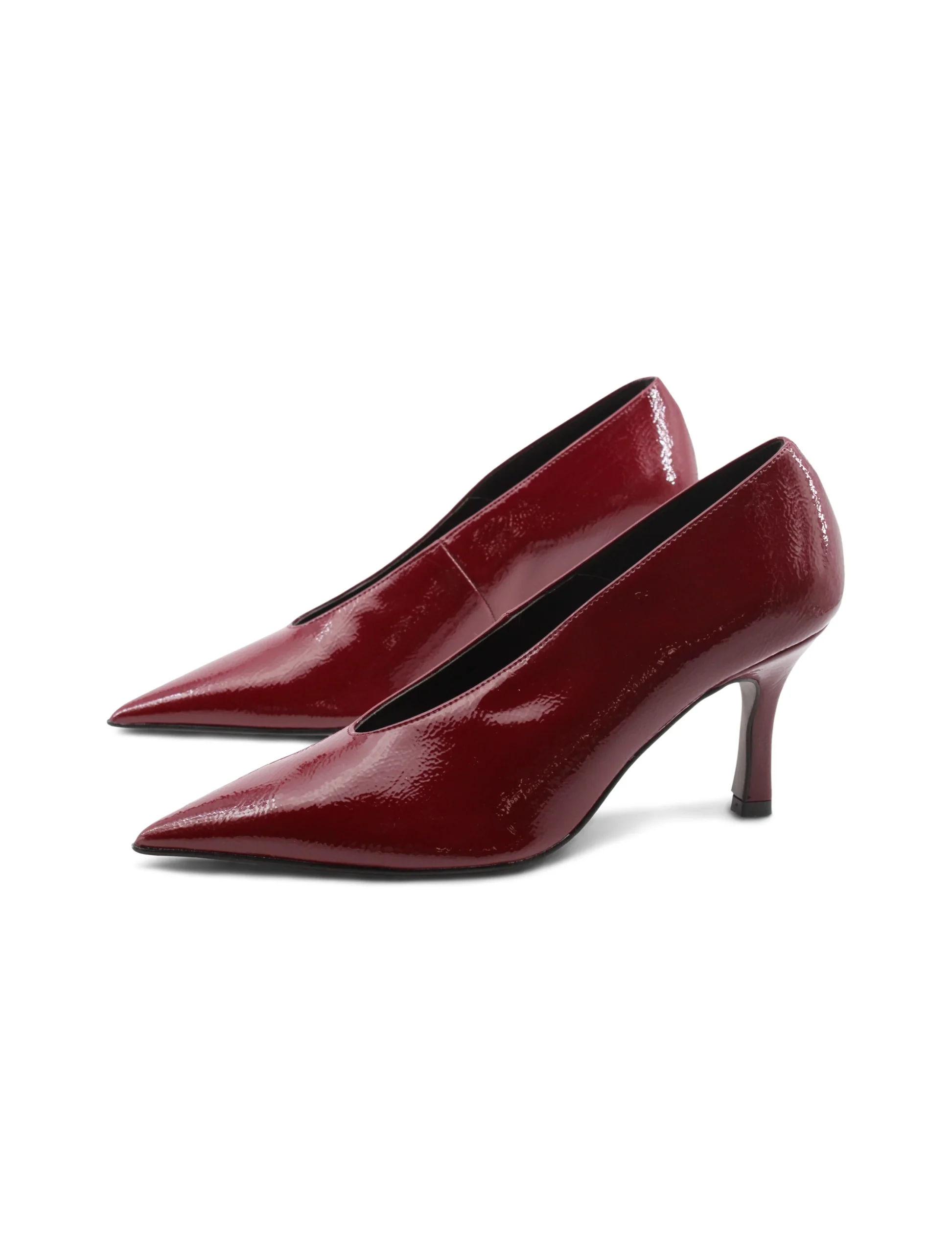 Décolleté a mandorla in vernice donna - immagine 4