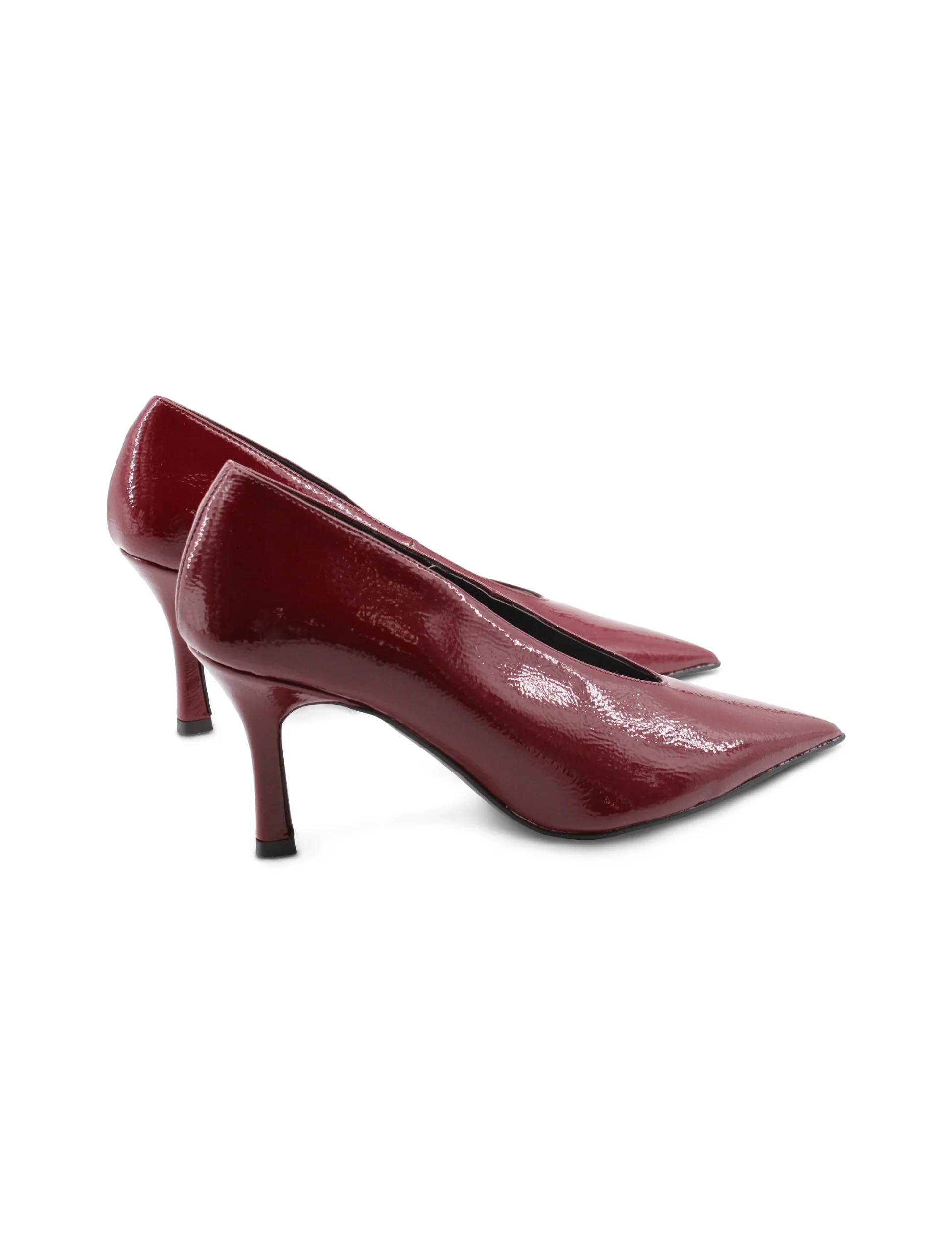 Décolleté a mandorla in vernice donna - immagine 5