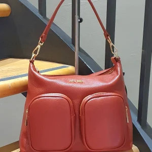 Borsa in pelle con tasche MBRC