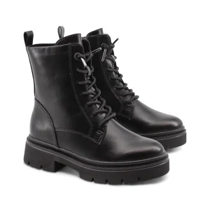 Anfibio nero vegan con lacci glitter