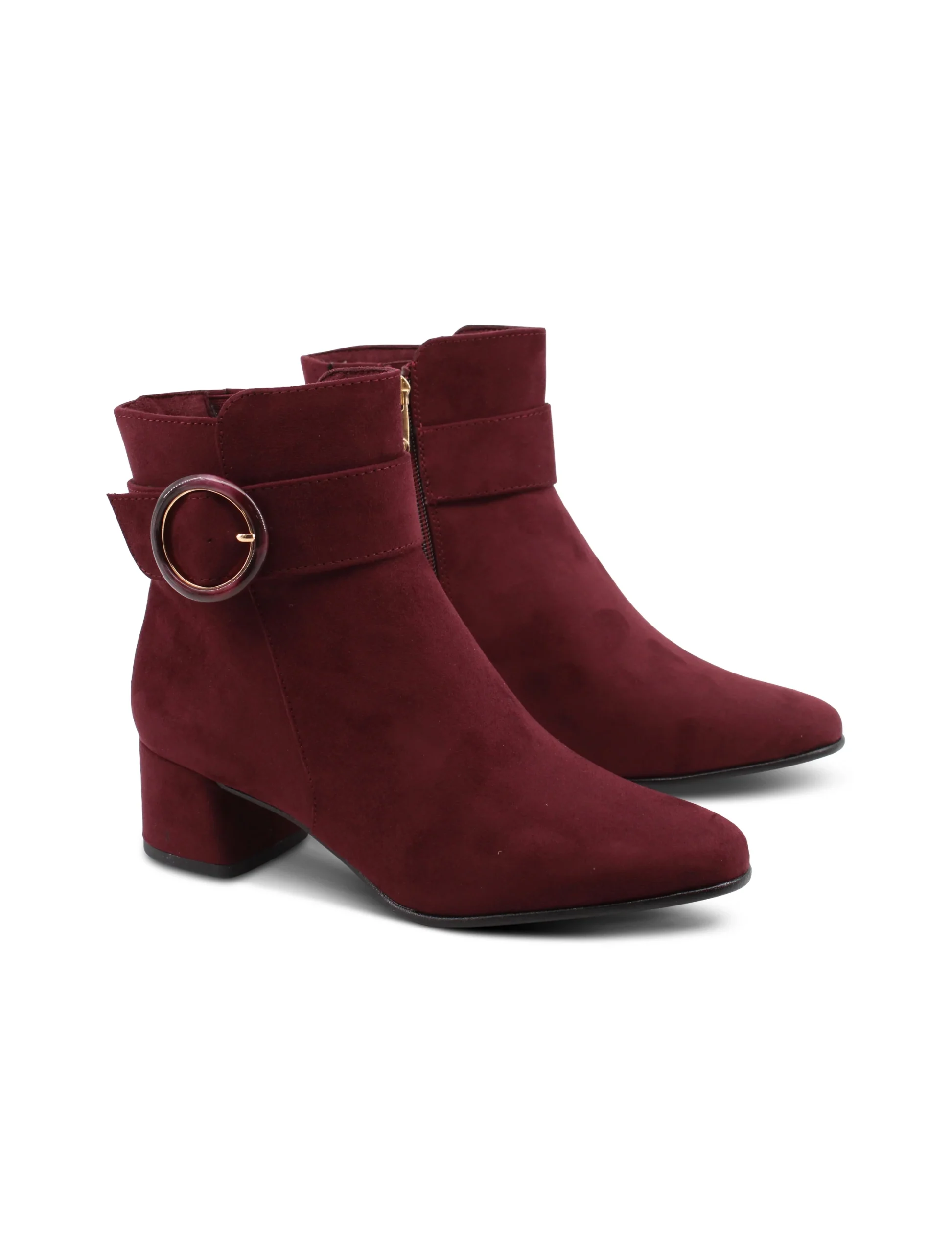 Ankle boot vegan in microfibra da donna - immagine 2