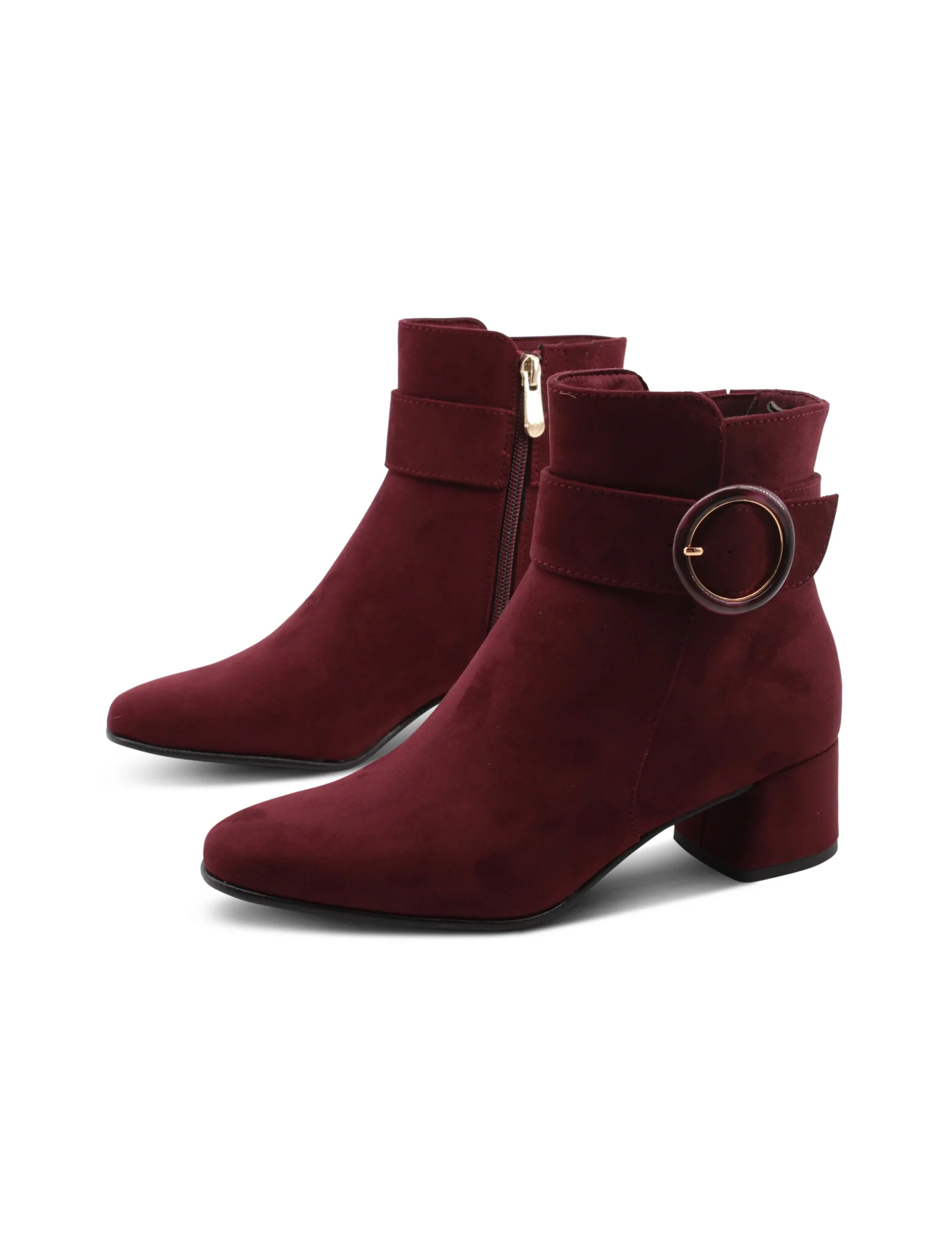 Ankle boot vegan in microfibra da donna - immagine 5