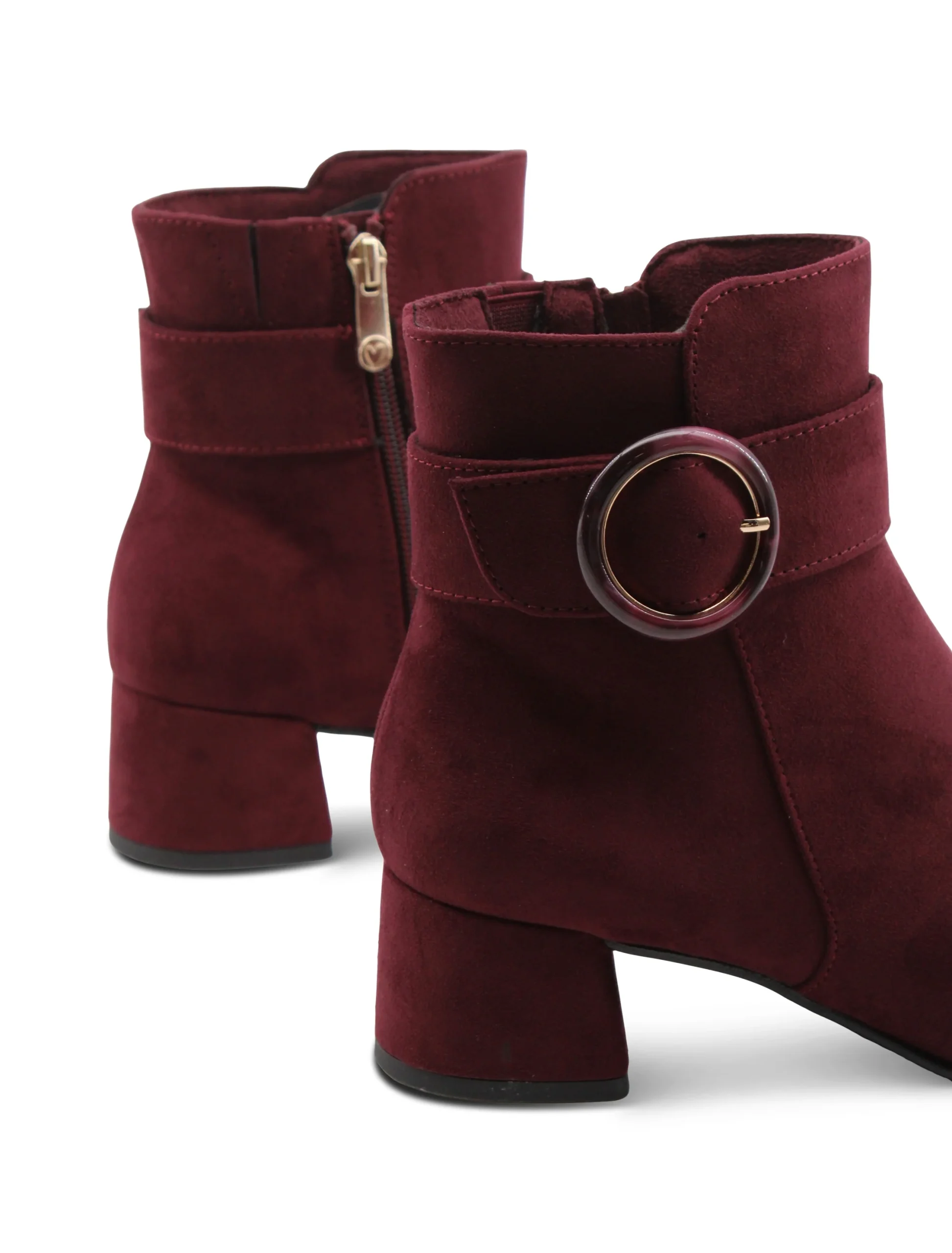 Ankle boot vegan in microfibra da donna - immagine 6