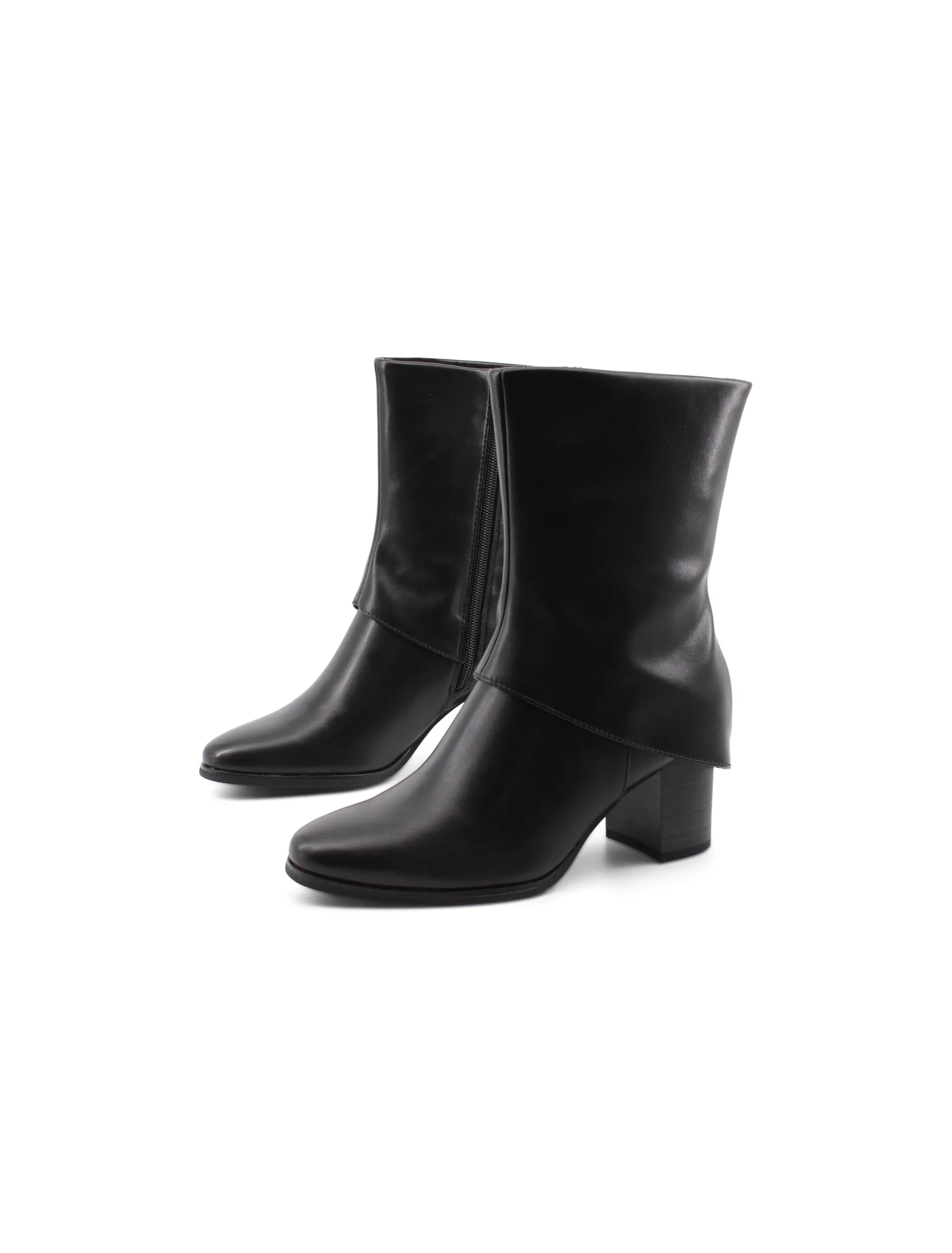 Stivaletto vegan con risvolto da donna - immagine 5