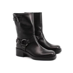 Stivale biker made in Italy da donna