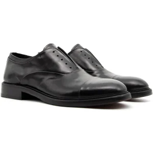 PAWELK'S Scarpe stringate uomo in pelle nere SIERRA TONY