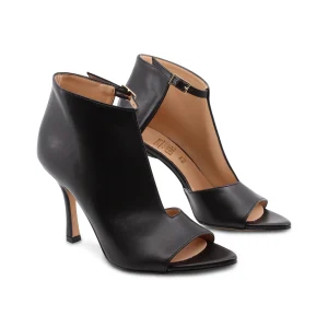 Décolleté nera semi aperta da donna