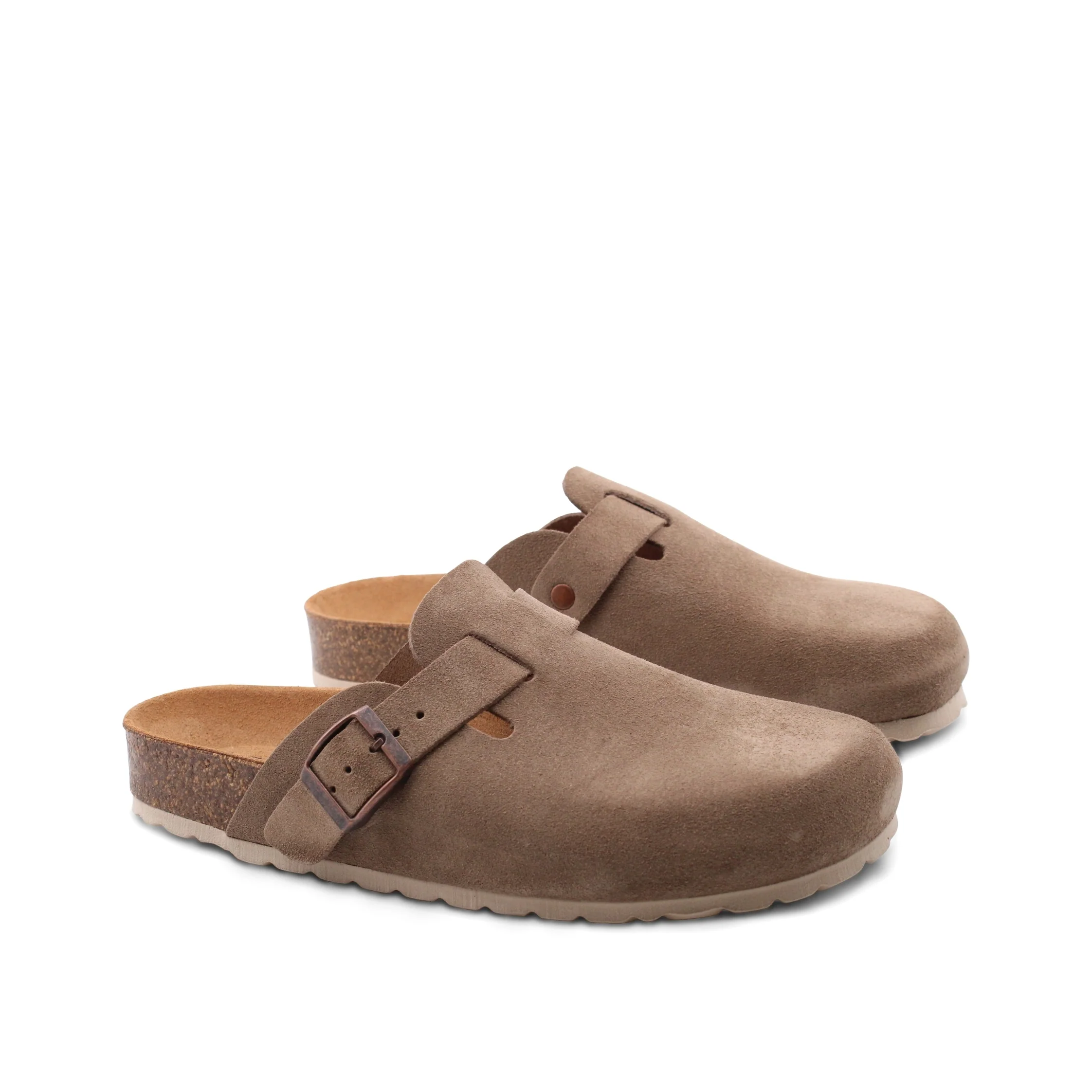 Sabot in scamosciato con fibbia donna - immagine 6