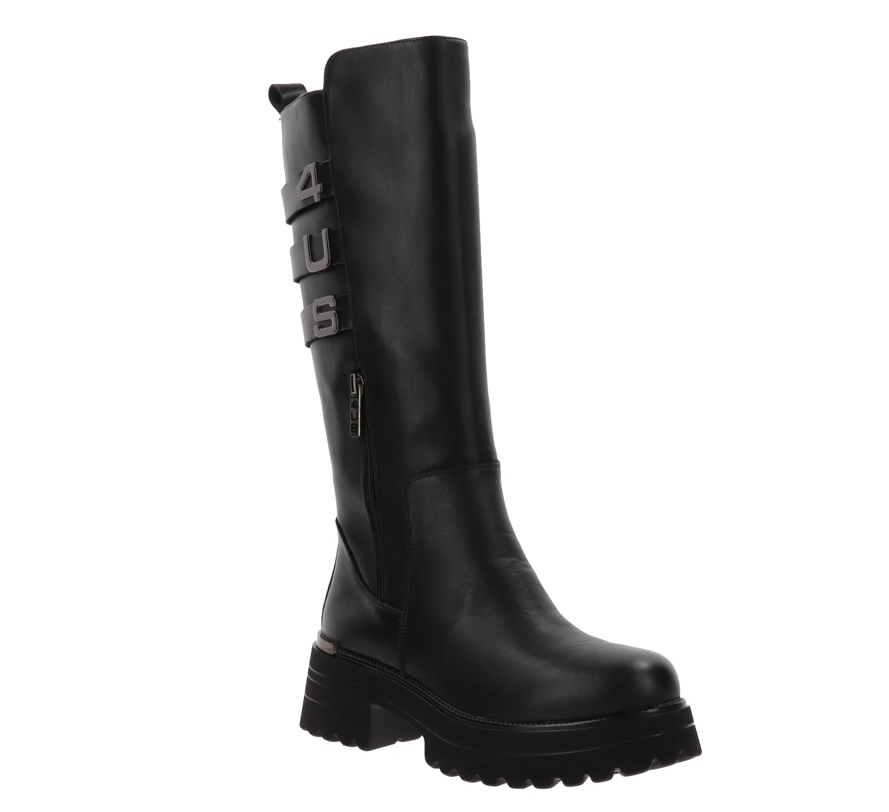 4US - Stivali Donna in Pelle - immagine 3