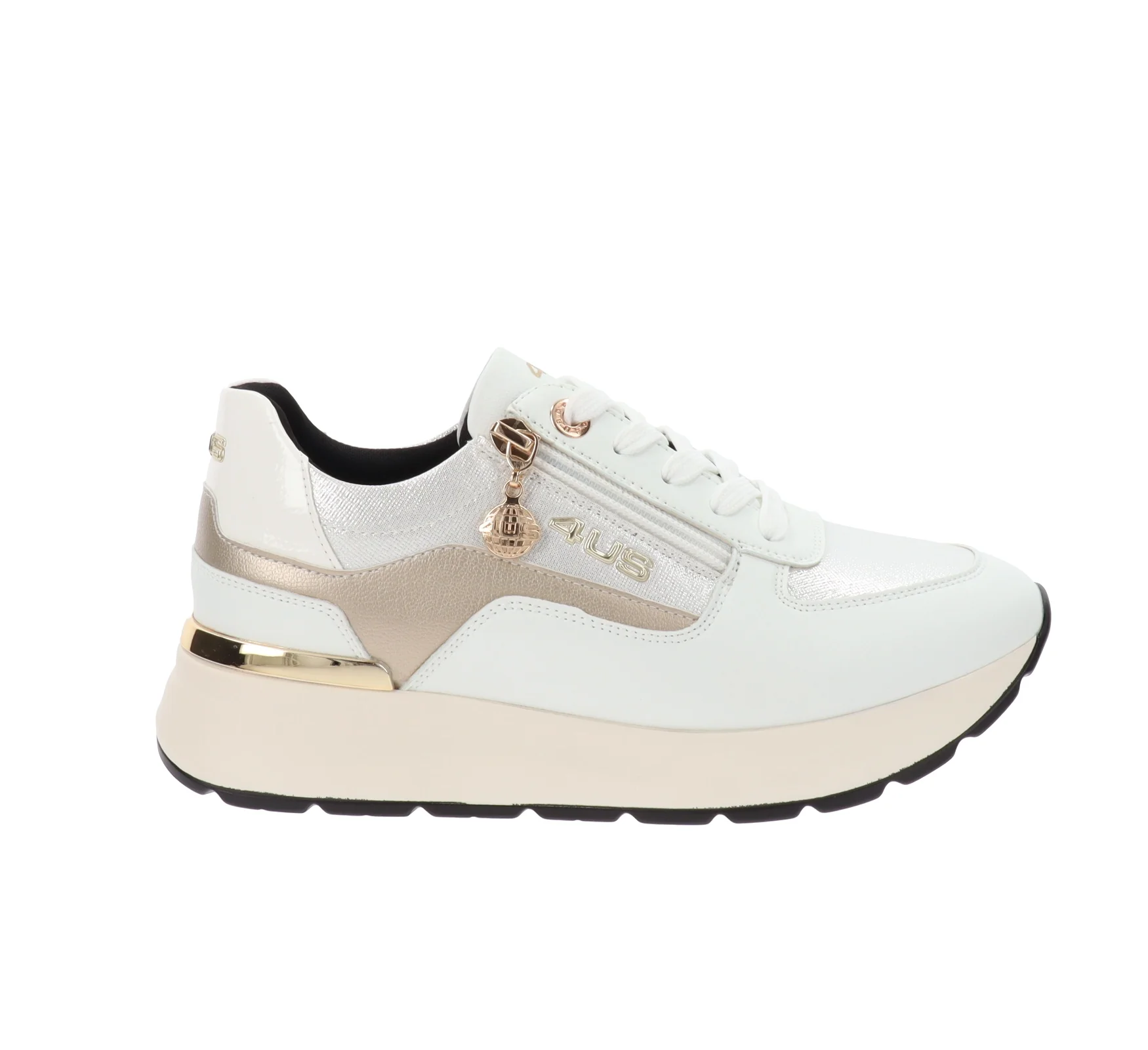 4US - Sneakers Donna in Similpelle - immagine 2