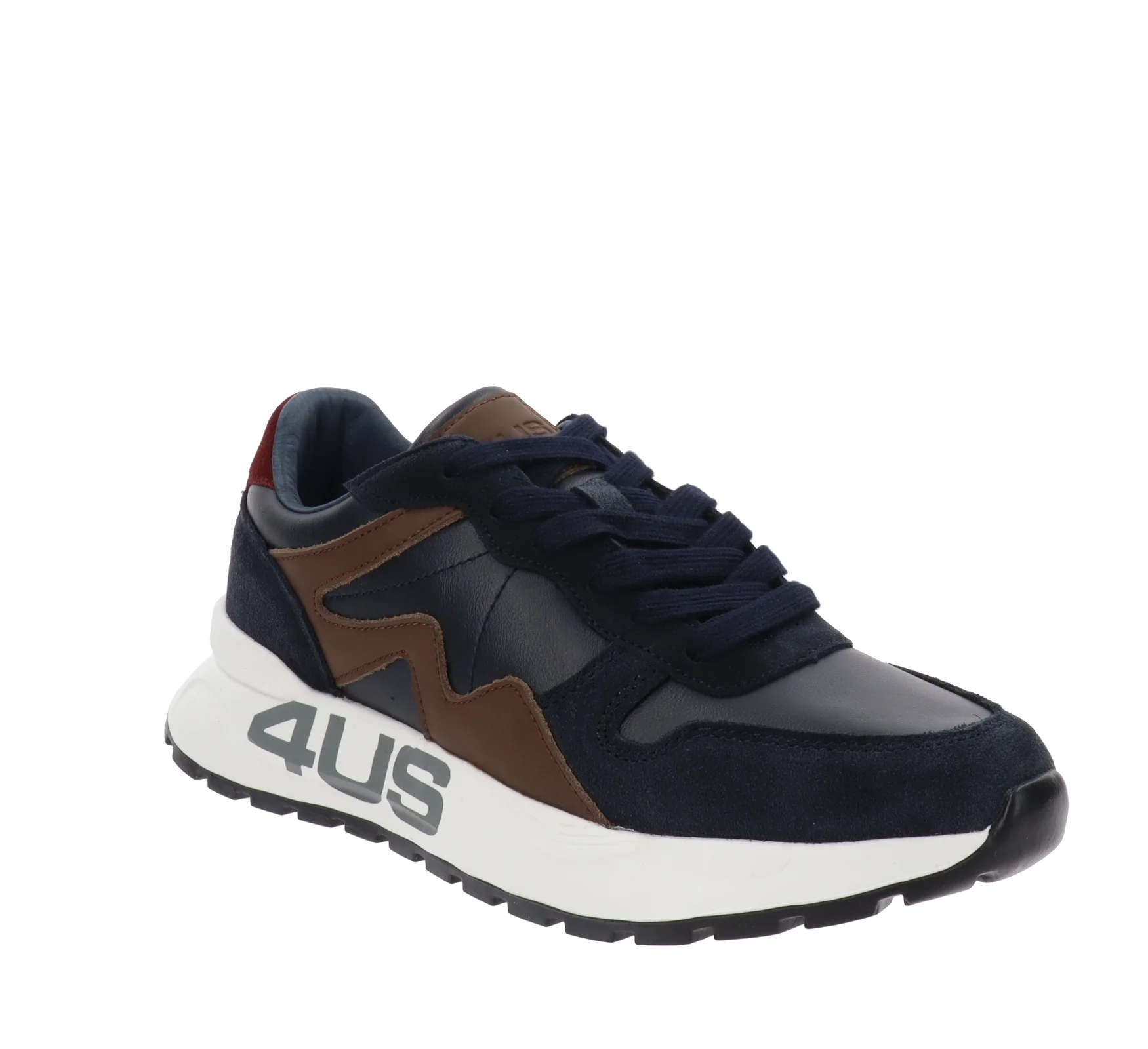 4US - Sneakers Uomo in Pelle - immagine 3