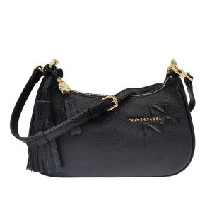 Borsa A Tracolla Nannini Donna Emma Nero