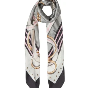 LIU JO FOULARD STRIPED DONNA