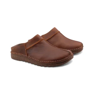 Pantofola in pelle da uomo