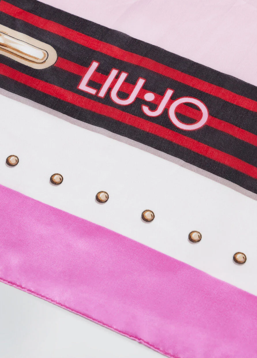 LIU JO FOULARD STRIPED DONNA - immagine 4