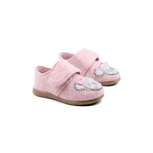 Pantofola primi passi in feltro bimba