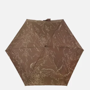 Ombrello Geo Supermini con custodia marrone- Alviero Martini 1A Classe
