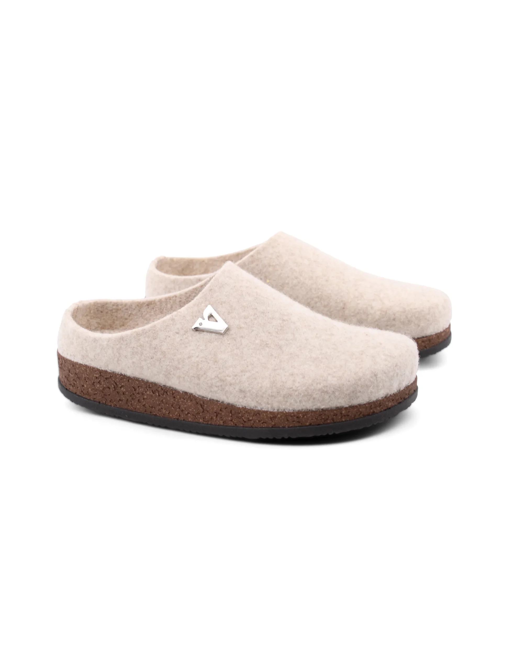 Ciabatta in feltro da donna