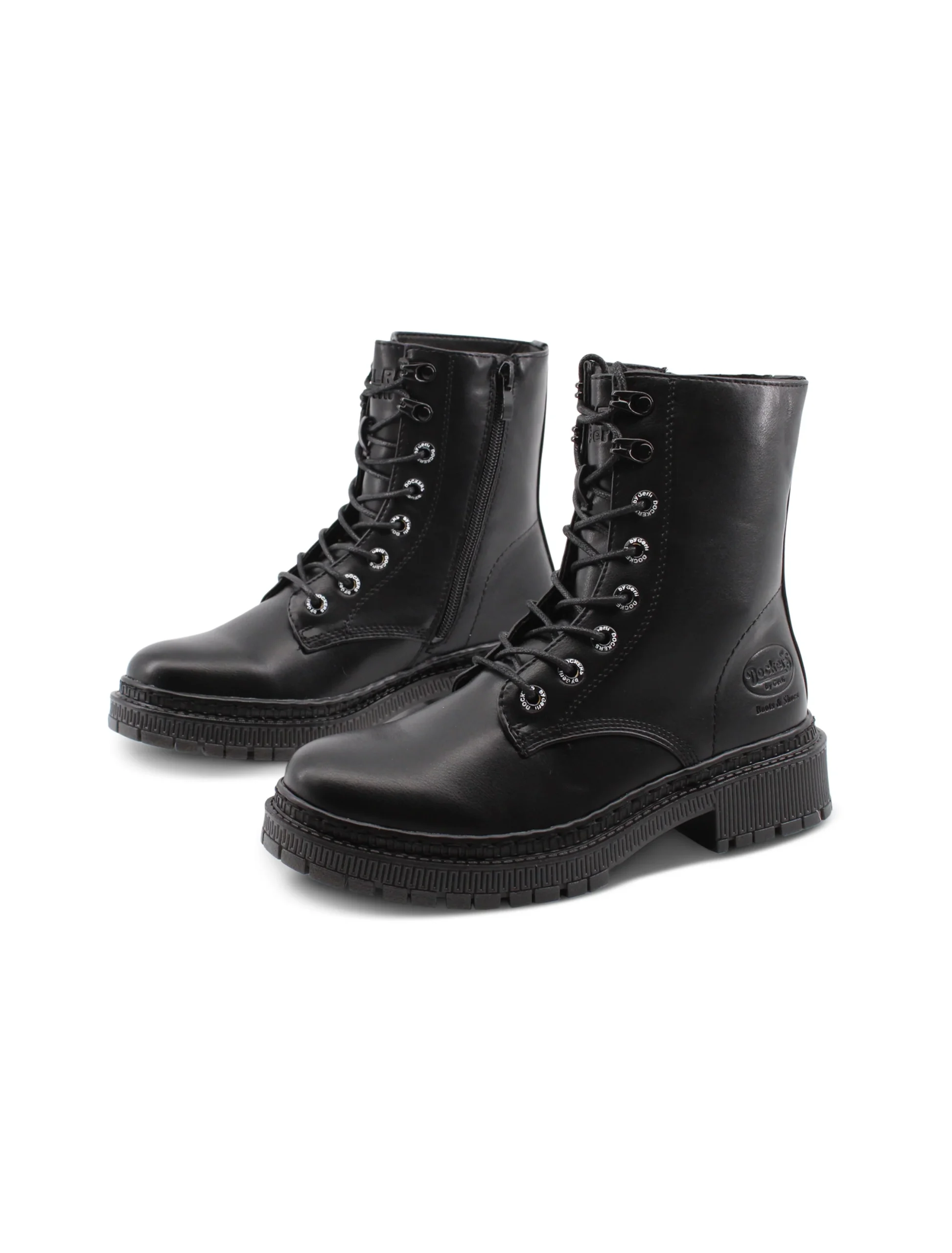 Anfibio nero con zip da donna - immagine 4