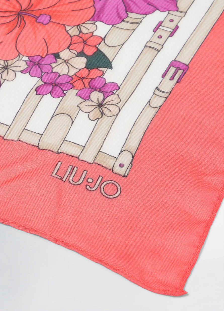 LIU JO FOULARD FLOWER DONNA - immagine 4