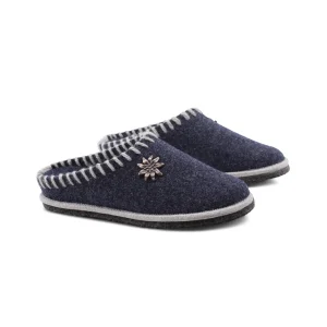 Ciabatta in lana da donna