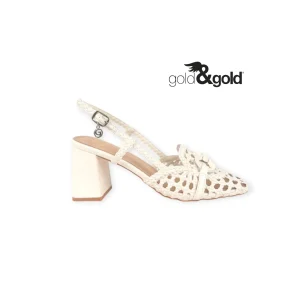 GOLD&GOLD CHANEL INTRECCIO TACCO GROSSO