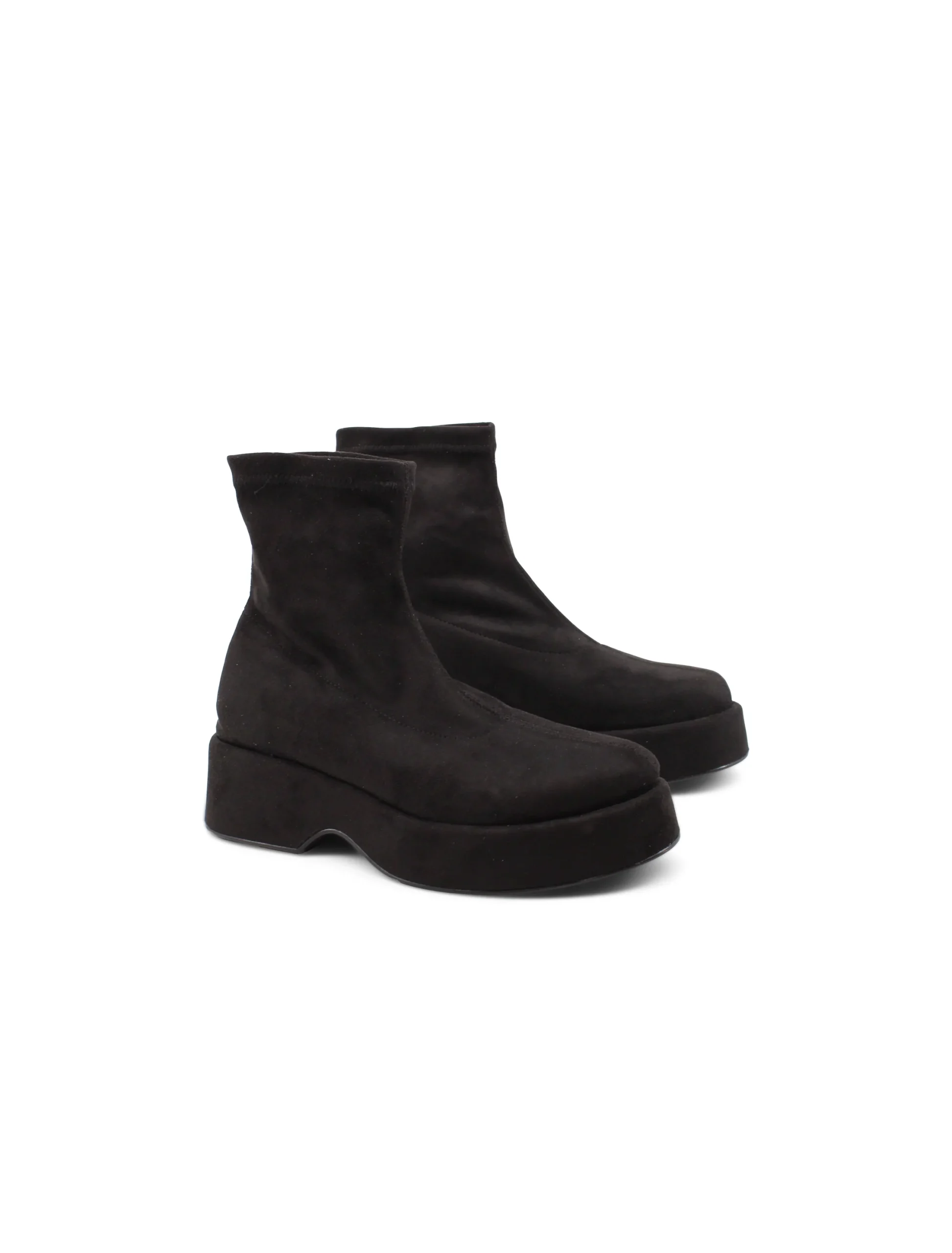 Ankle boot con suola platform da donna - immagine 2
