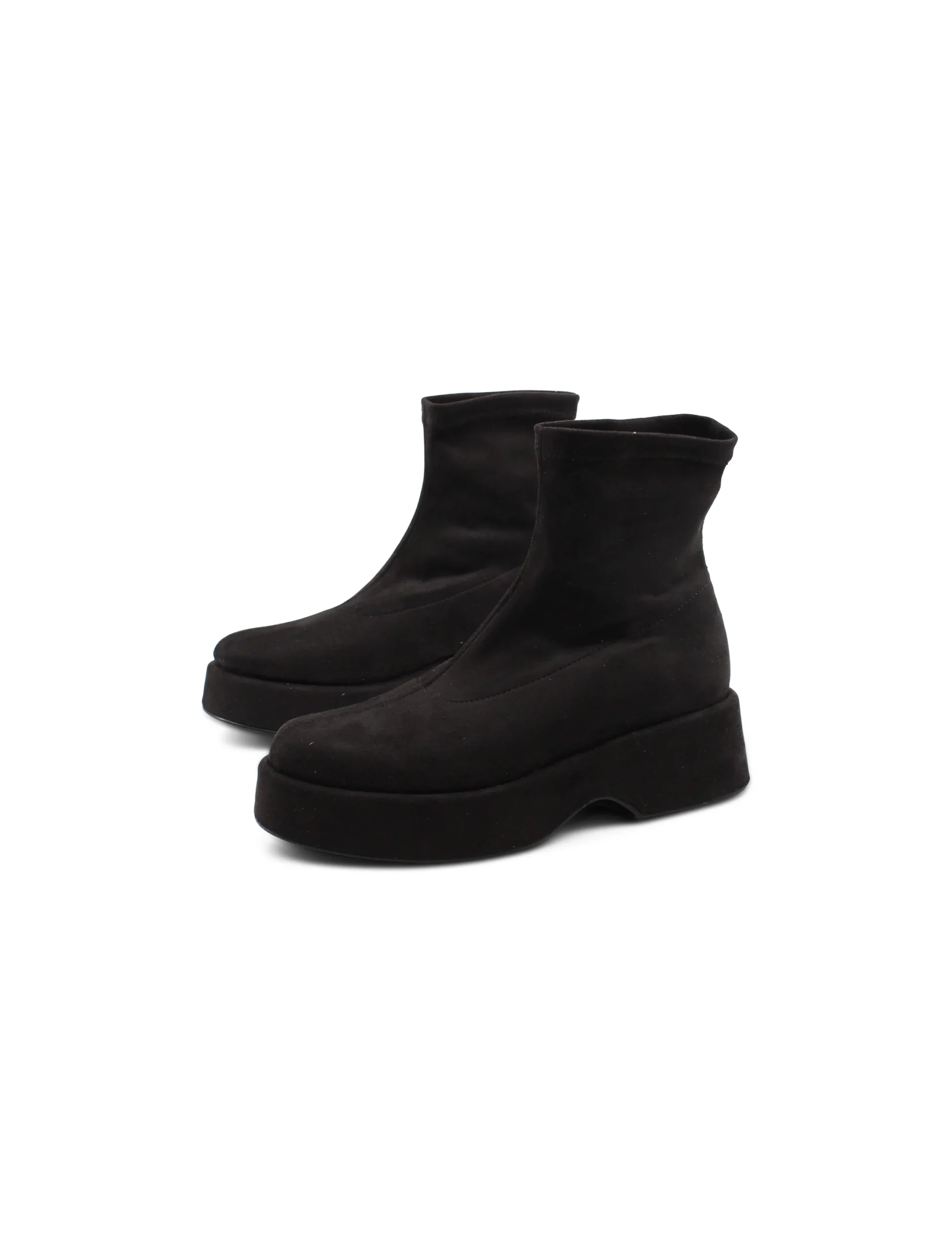 Ankle boot con suola platform da donna - immagine 3