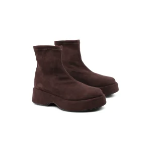 Ankle boot con suola platform da donna