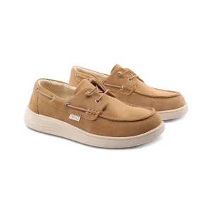 Riva 01 scarpa da barca in suede da uom