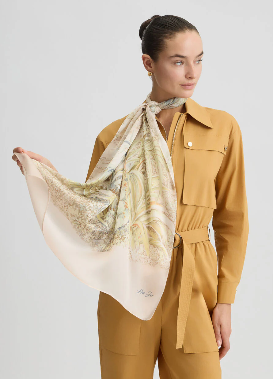 LIU JO STOLA GREEN JUNGLE DONNA - immagine 5