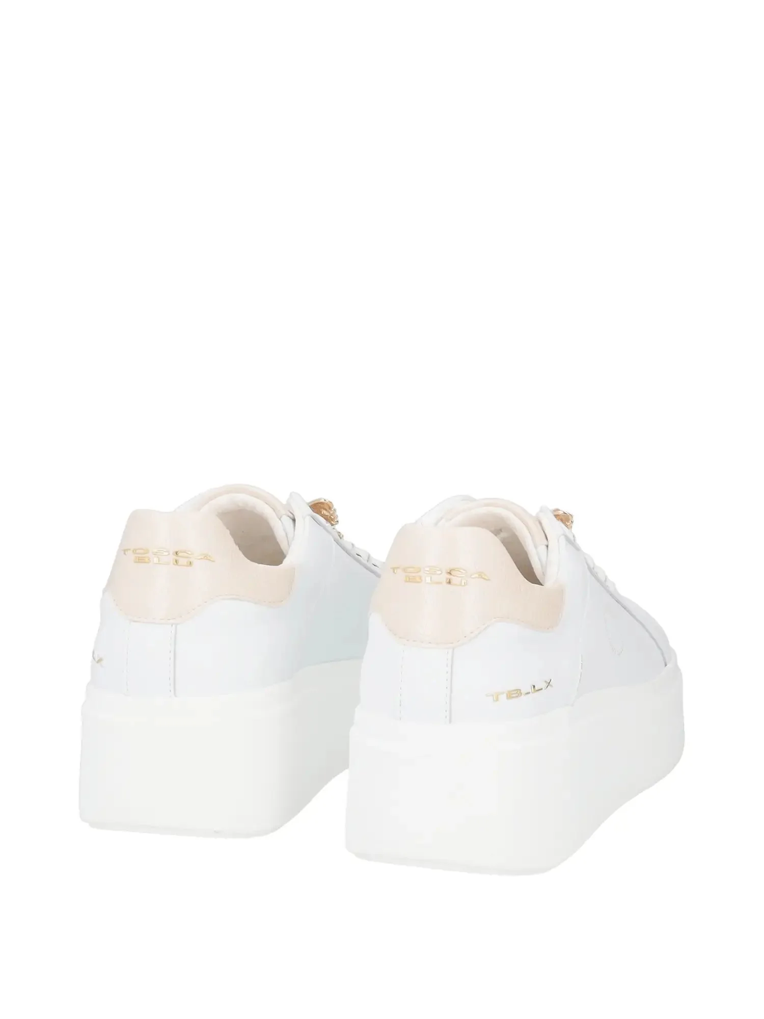 TOSCA BLU SNEAKERS DONNA ALTA CON CHARMS FARFALLA - immagine 5