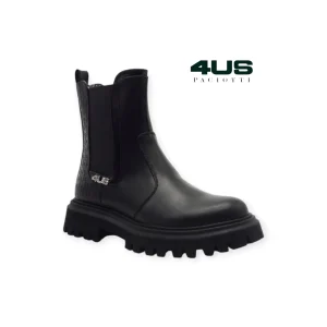 PACIOTTI 4US TRONCHETTO EMBOSSED CON LOGO CON STRASS DONNA