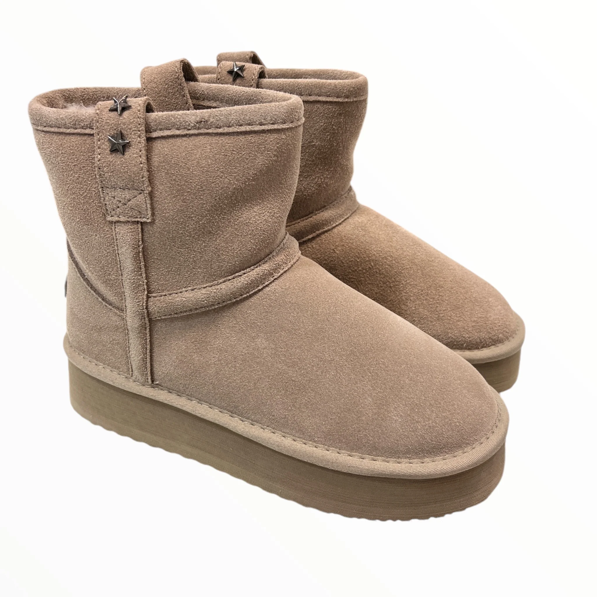 MARC ELLIS - UGG IN CAMOSCIO CON PELLICCETTA INTERNA DONNA - immagine 3