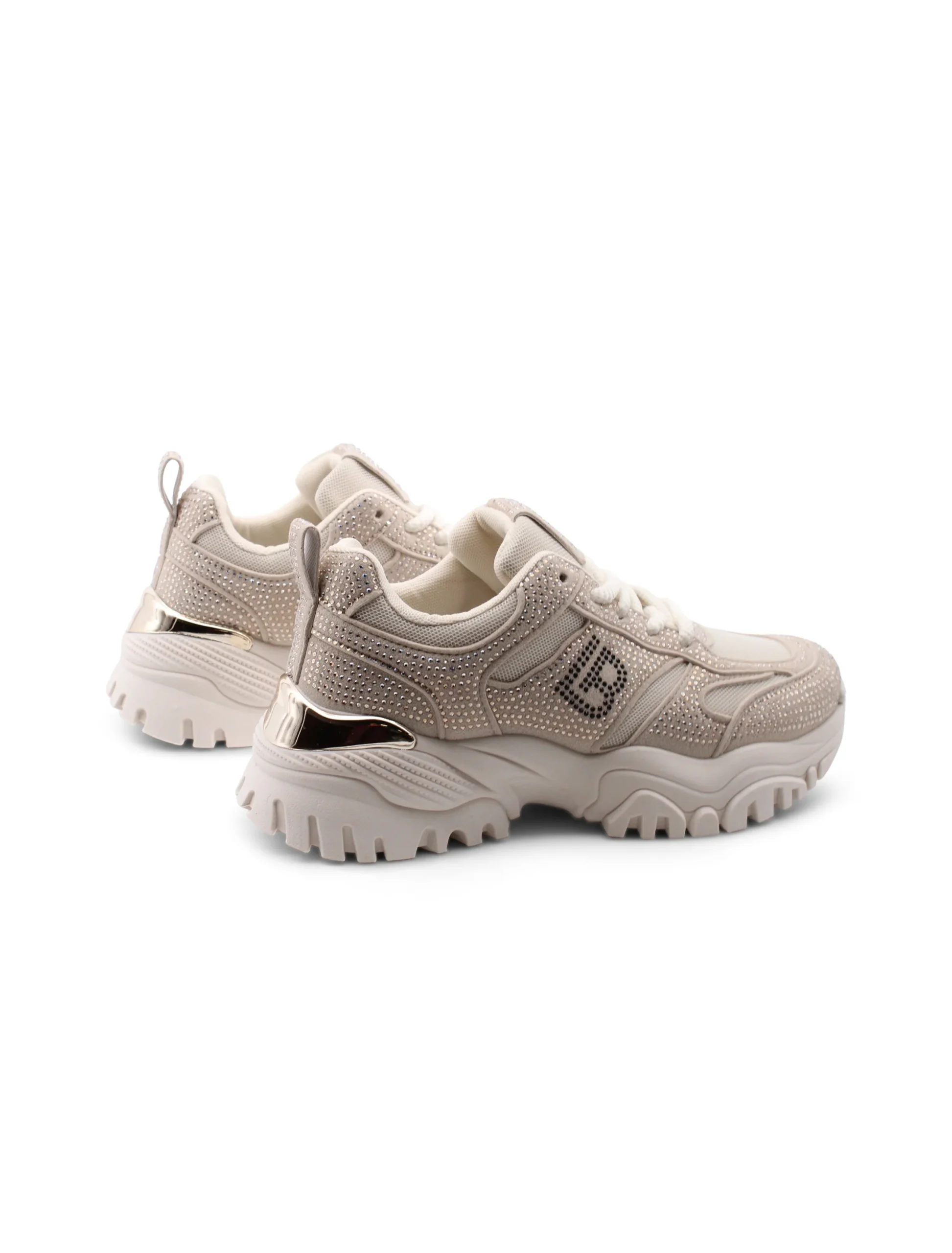 Sneaker con strass da donna - immagine 4