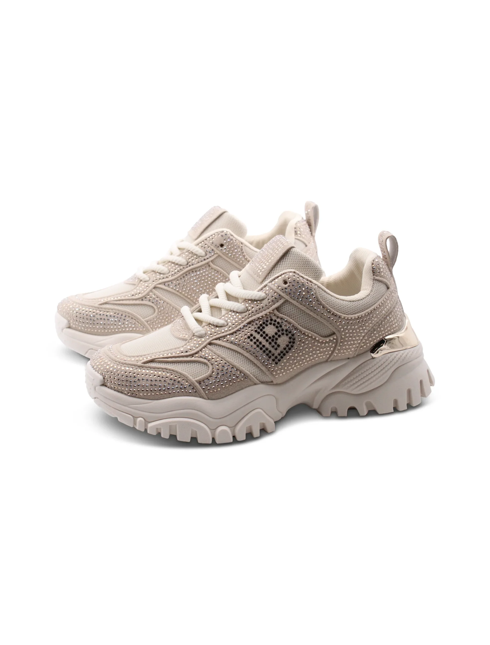 Sneaker con strass da donna - immagine 5