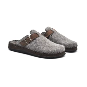 Ciabatta in feltro da uomo