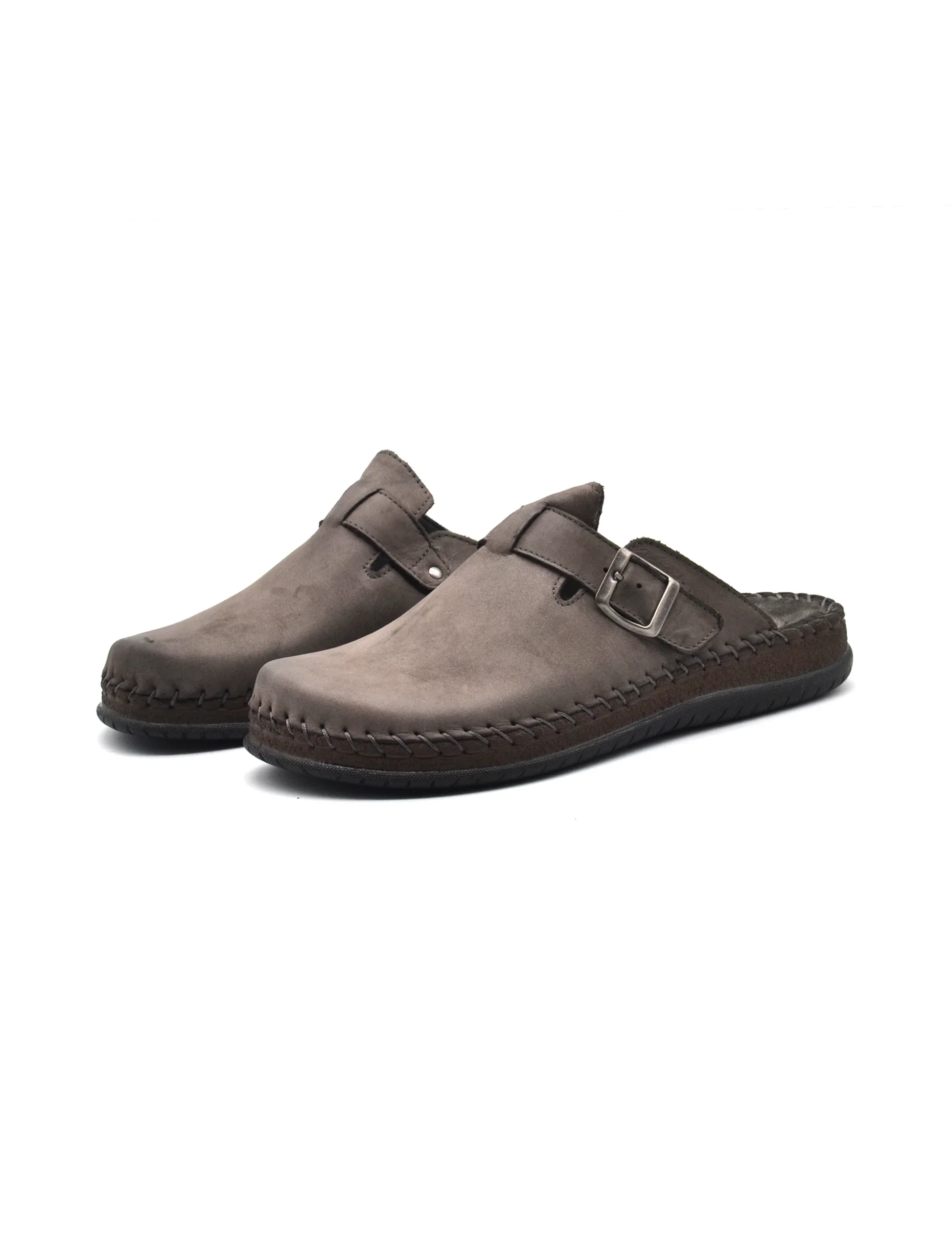 Ciabatta in vera pelle da uomo - immagine 4