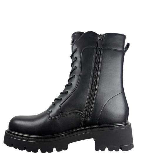 PACIOTTI ANFIBI BLACK CON LOGO - immagine 5