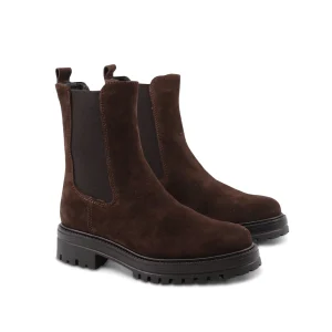 Chelsea boot scamosciato da donna