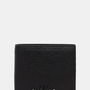 Armani Exchange portafoglio martellato nero